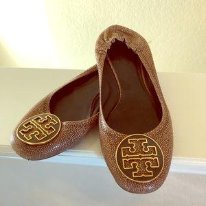 Tory Burch flats GUC authentic size 9